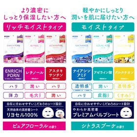 【日替わり数量限定】【6種セット】fuwaku by Re'senza アンプルフェイスマスク 各1枚入【先行チケット利用NG】
