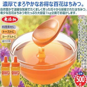 【2本】百花はちみつ(国内加工)