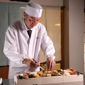 【12/30午前着】京料理「味ま野」監修 冷凍おせち 平安 3段重（7寸）60品目/4人前