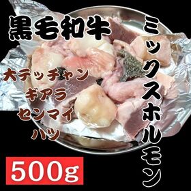 【500g】九州産黒毛和牛 ミックスホルモン
