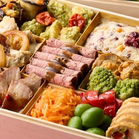 【12/30午前着】【4~5人前28品目2段】大人数向けOisix豪華2段重おせち「上高砂豊」