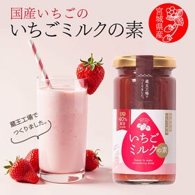 【200g×4本】宮城県産 いちごミルクの素 ギフト箱入り【熨斗シール可】