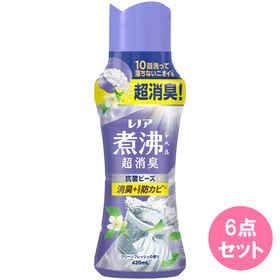 レノア 煮沸レベル超消臭 抗菌ビーズ 洗濯槽の防カビ クリーンフレッシュの香り【420ML×6点】 | 洗剤で10回洗って落ちないニオイも超消臭