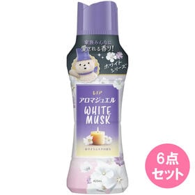 レノア アロマジュエル ホワイトムスクの香り 本体【420ML×6点セット】 | 世界的フレグランスメゾンとコラボ！柔軟剤以上。香水よりやさしく香る！