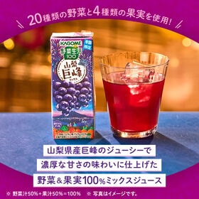 カゴメ 野菜生活100 山梨巨峰ミックス 195ml×48本