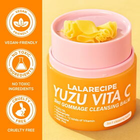 LALARECIPE  ゆずビタC 3in1 ゴマージュクレンジングバーム 50ml