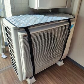 【3枚セット】遮熱カットで節電対策！ エアコン室外機用カバー