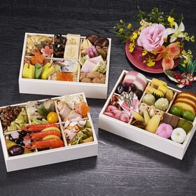 【12/30午前着】京都しょうざん和風おせち料理「玉庵」三段重 『2-3人前(52種52品)』 | 京都しょうざんリゾートのおせち