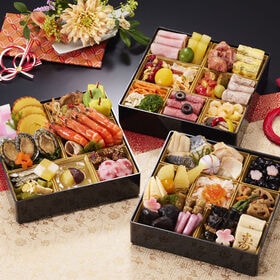 【12/30午前着】京都しょうざん和風おせち料理「紙屋川光悦」三段重 『3人前(54種54品)』