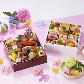 【12/30午前着】京都しょうざん和風おせち料理「個食和洋」二段重『1-2人前(52種52品)』 | 京都しょうざんリゾートのおせち