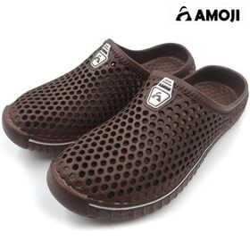 【ブラウン/30.0cm】クロッグサンダル メンズ レディース 超軽量 通気性 サボ AM1702