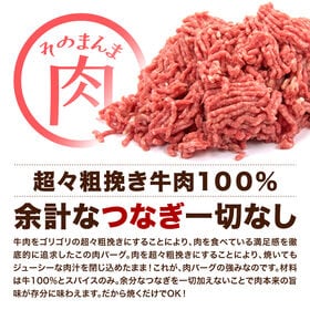 【計720g (180g×2個)×2パック】そのまんま肉バーグ 2Pセット