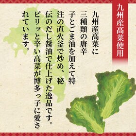 【100g×4袋】博多名物からし高菜