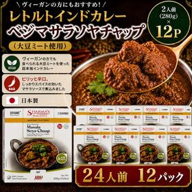 【賞味期限間近】【24人前/280g×12P】レトルトインド...