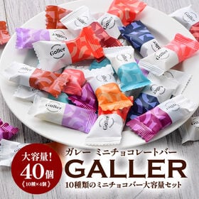 【日替わり数量限定】【10種/計40粒】ガレー ミニチョコレートアソート | なめらかにとろけるクーベルチュールチョコレートで芳醇な香りのフィリングを包んだ粒チョコ