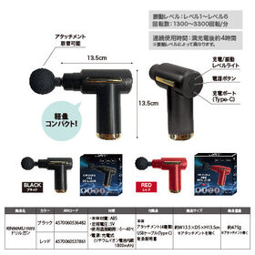 【日替わり数量限定】【レッド】KINMAKUminiドリルガン【先行チケット利用NG】