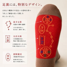 【4色セット】赤が見えない赤い靴下22.5-24cm