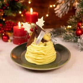 【12/22着】shirokane sweets TOKYO【3号】シルクスイートのモンブラン | 幻のさつまいもシルクスイートを使ったたっぷりモンブランケーキ