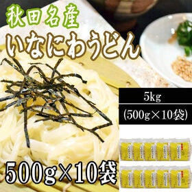 【 5kg (500g×10袋) 】稲庭うどん （切り落とし 切上 秋田名産）ご家庭用 | なめらかな口当たりと食感がたまらない、秋田名産の稲庭うどん。