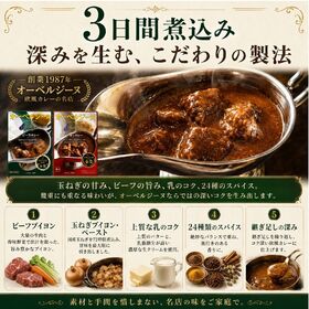 【2食入】オーベルジーヌ 欧風カレー 人気2種食べ比べセット（ビーフカレー・チキンカレー）