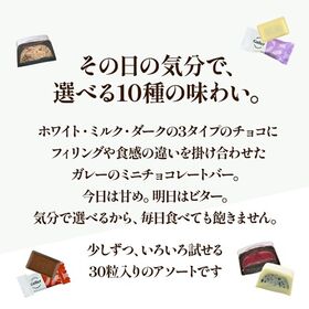 【賞味期限要確認】【5種/計60粒】ガレー ミニチョコレートアソート（30粒入り×2袋）
