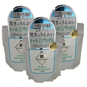 【3個セット】ピュアラボ　パーフェクトオールインワンゲル（ヒト幹細胞配合ゲル） | ヒト幹細胞エキス配合のオールインワンゲルです。