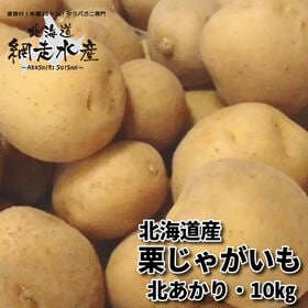 【予約受付】9月末頃から順次出荷 北海道産 栗じゃが（北あかり）　10kg