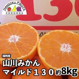 【予約受付】11月下旬~順次出荷【福岡】約8kg　山川みかん マイルド130