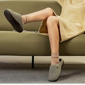 【レッド/27-28cm】スリッパ ルームシューズ 暖かい 冬用 室内履き AM1007