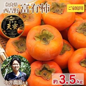 【予約受付】11/5~順次出荷【約3.5kg】《ご家庭用》大きさお任せ 富有柿　天蜜 | 天空の畑が育てた豊かな味わいをお楽しみください♪