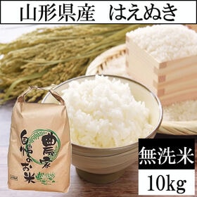 【10kg】令和8年産 山形県産 はえぬき (無洗米)