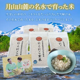 【300g×5袋】笑う玄米生活！にこにこ玄米パック(雪若丸玄米）
