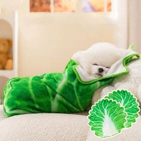 白菜みたいでかわいい♪ぬくぬくあったかミニブランケット