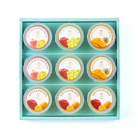 【賞味期限間近】【1箱/9個入】銀座千疋屋 銀座フルーツジュレ（ギフト箱入り）