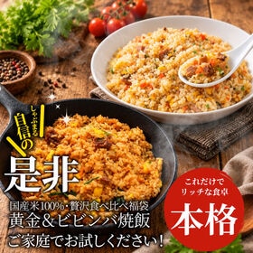 【2種/計30食】ピリ辛コク旨ビビンバとたっぷり卵のチャーハン 各15食セット