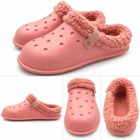 【ピンク/28.0cm】ボアサンダル スリッパ 暖かい 冬用 D118
