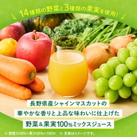 カゴメ 野菜生活100 長野シャインマスカットミックス 195ml×24本