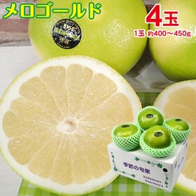 【予約受付】11/10~順次出荷【4玉】メロゴールド | 酸味は少なく、しっかりとした甘みを感じられるのが特徴