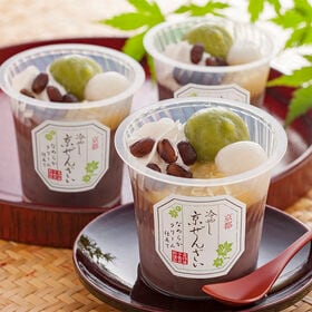【5個入り】冷やし京ぜんざい | モンドセレクション金賞受賞のあんを使い、団子・栗あん・ホイップクリームを贅沢にトッピング♪