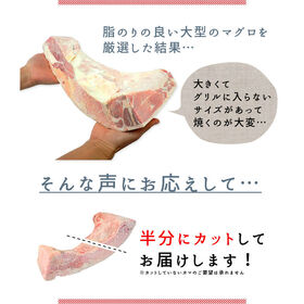 【約1kg(4∼8片入)】南マグロ大トロカマ<加熱用> [[大トロカマ1kg]