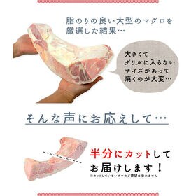 【約2kg(4∼8片入×2)】南マグロ大トロカマ<加熱用> [[大トロカマ1kg-2p]