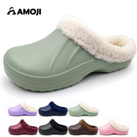 【グリーン/26.0cm】ボアサンダル 暖かい 冬用 スリッパ 防水 室内外兼用 1534 | ふわふわボアで足元あったか。サッと履けて、室内からちょっとした外出まで快適な冬用サンダル。