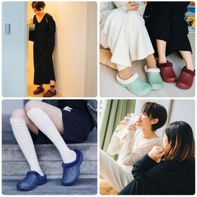 【ネイビー/28.0cm】ボアサンダル 暖かい 冬用 スリッパ 防水 室内外兼用 1534