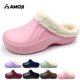 【ピンク/23.0cm】ボアサンダル 暖かい 冬用 スリッパ 防水 室内外兼用 1534