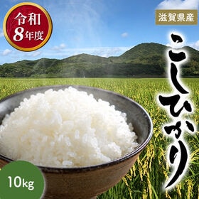 【10kg】 令和8年産 滋賀県産 コシヒカリ  単一原料米(精米)