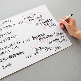 欧文印刷 JABARAN (ジャバラン)II V 二つ折りの紙製ホワイトボード グレー