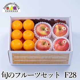 【予約受付】11月下旬~順次出荷 旬のフルーツセットF28（こみつ・蜜柑） | 旬のフルーツを1箱に！冬の定番フルーツを詰合せにしました。