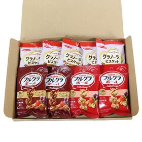 栄養たっぷりお菓子セット ミスターイトウ グラノーラビスケット＆カルビー フルグラボール（計9コ）