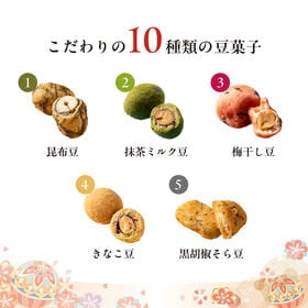 【1kg(100g×10袋)】十豆十色 豆菓子 10種類の味が楽しめる ミックス豆菓子