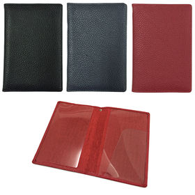 【1個】リアルレザーパスポートカバー 手になじむ牛革